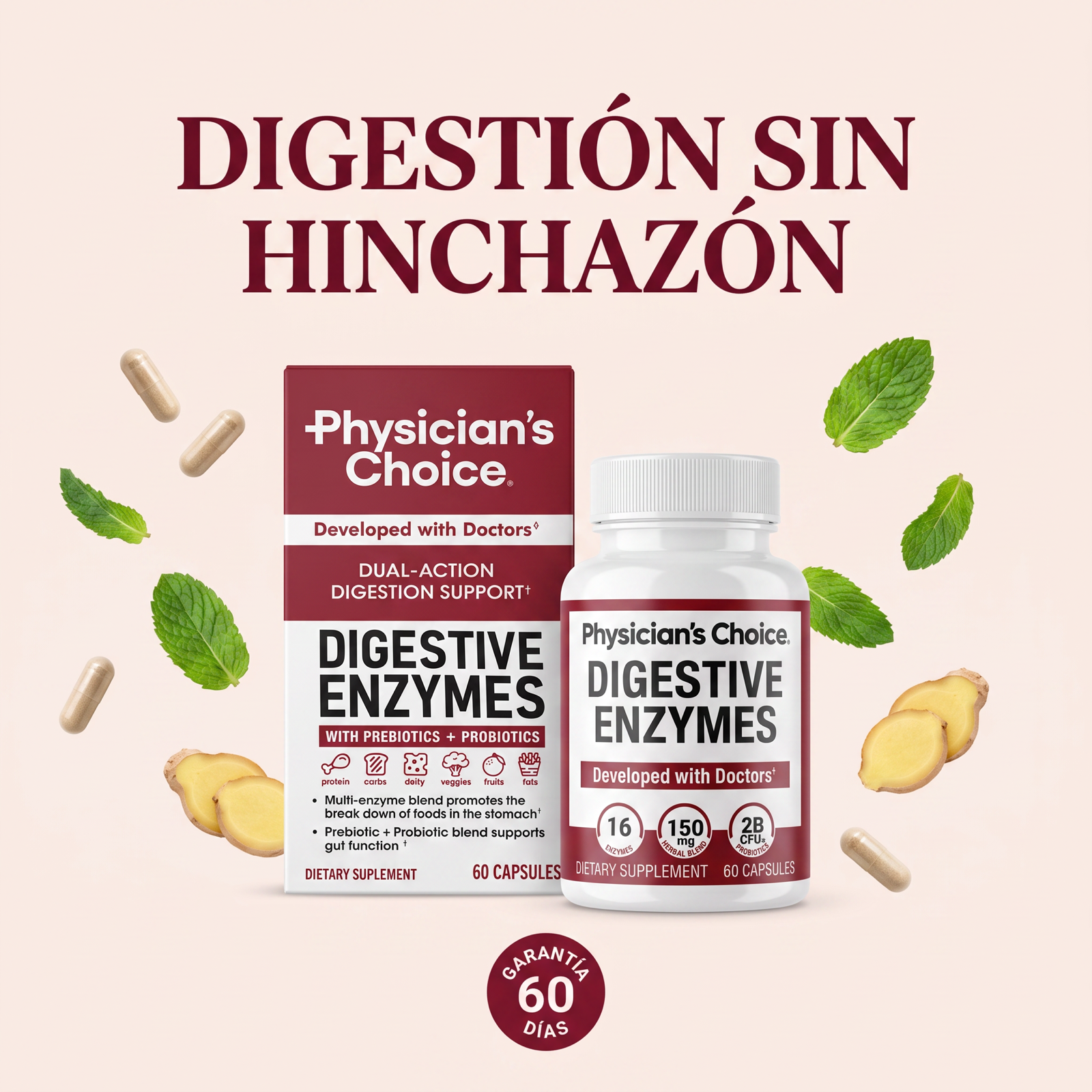 Enzimas Digestivas Physician's Choice