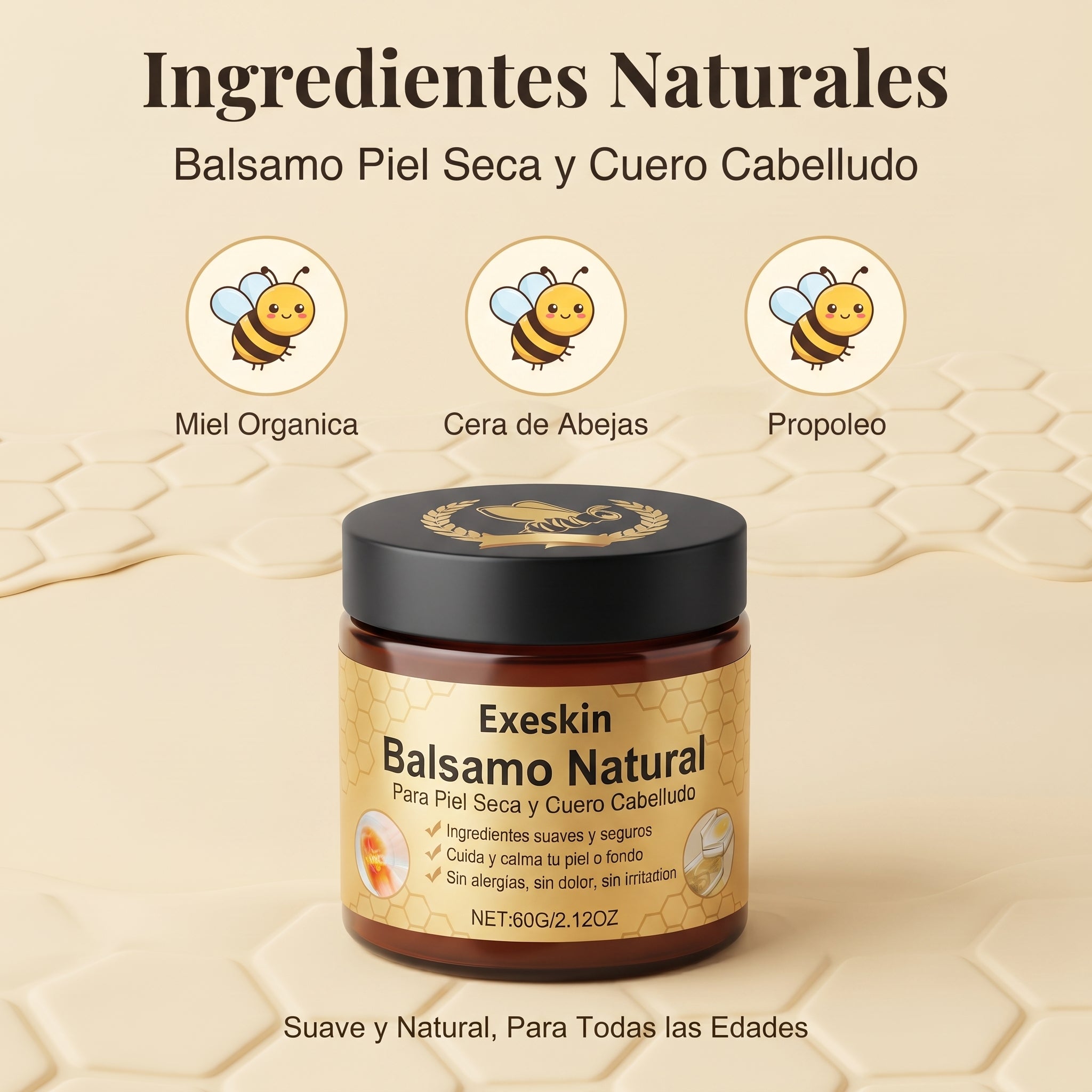 Bálsamo Exeskin - Ingredientes Naturales