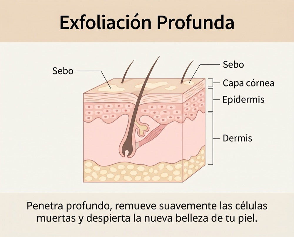 exfoliación profunda