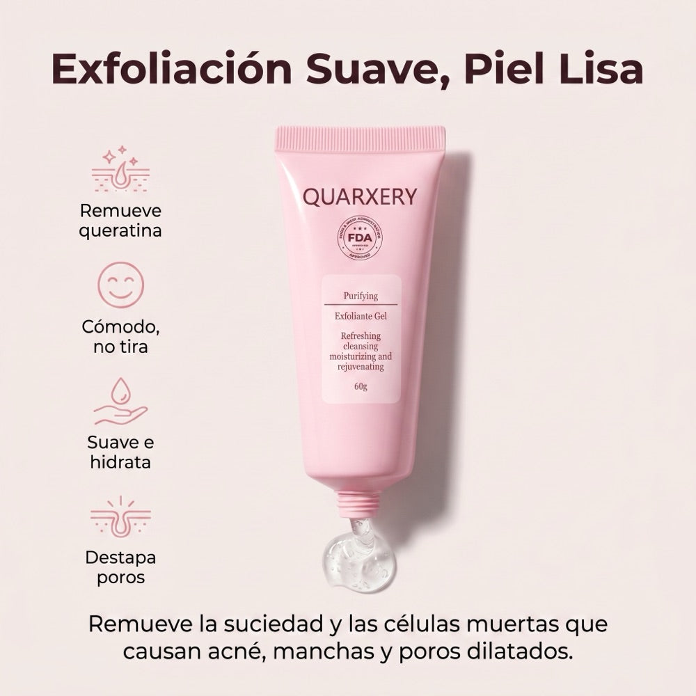 exfoliación suave para piel lisa