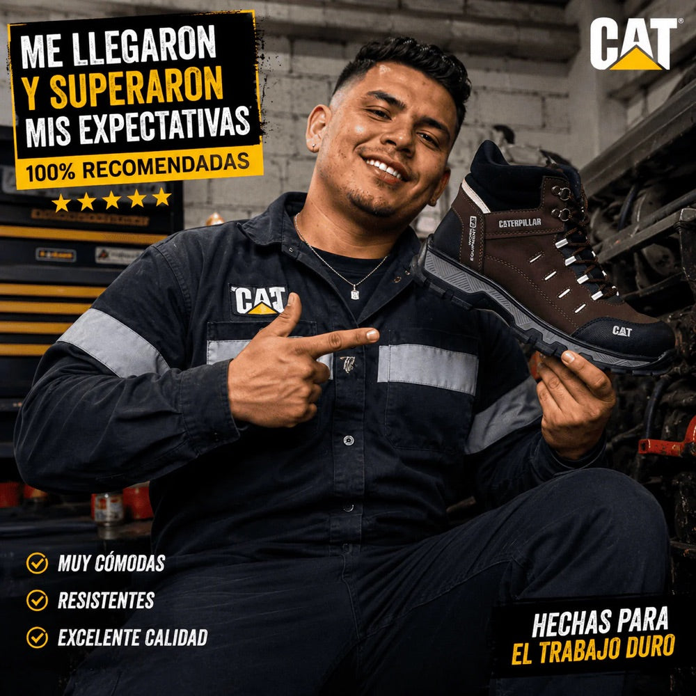 Cliente mecánico con botas